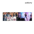 Rock It Like the 80s Bumper Sticker, Retro Concert Band Decal - 11’’ × 3’’ / Rectangle / White - Stickers